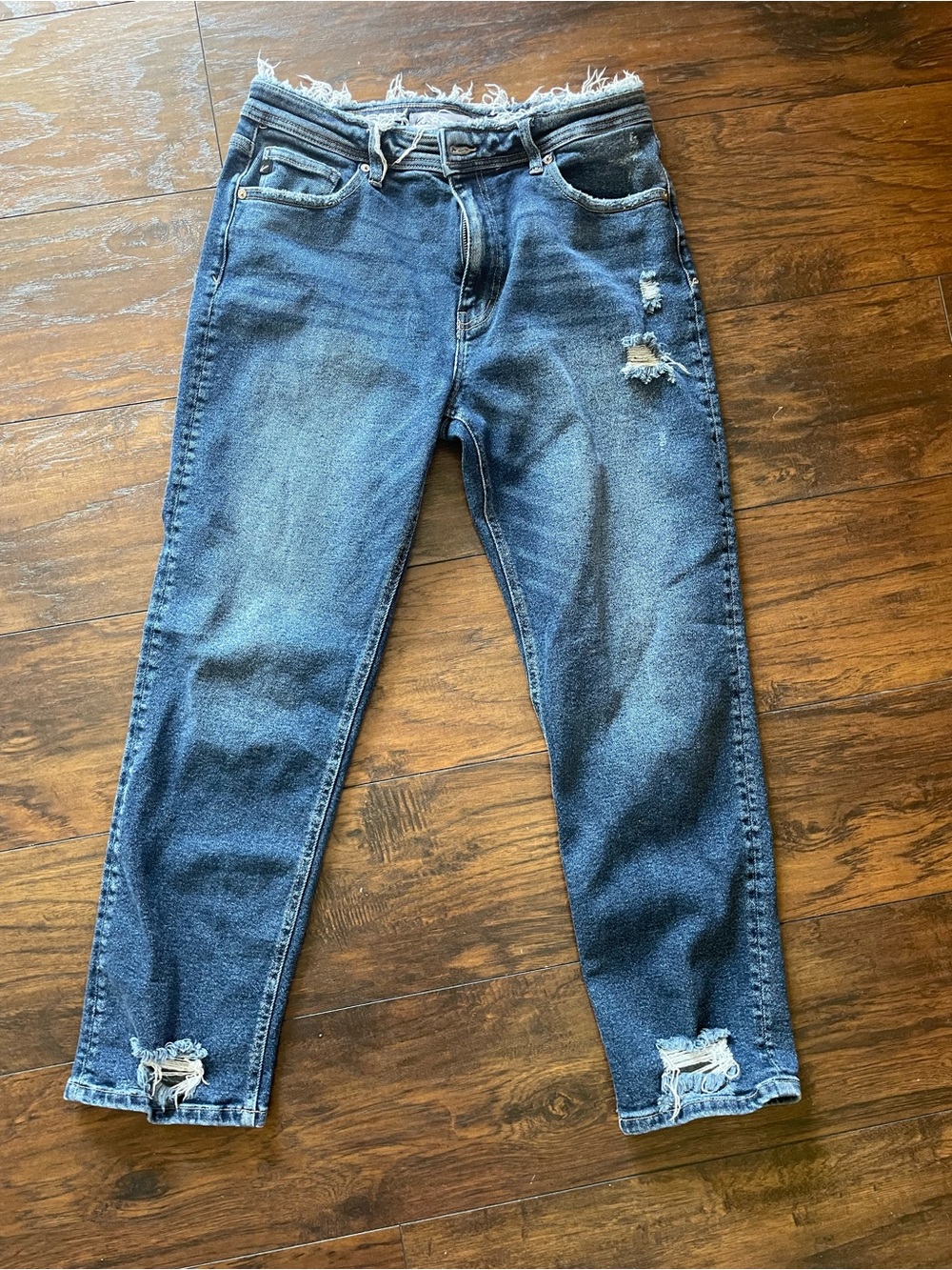 Women’s KanCan Distressed Blue Denim Jeans